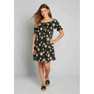 NWT Modcloth Summertime Garden Stories Smocked Mini Dress Size S